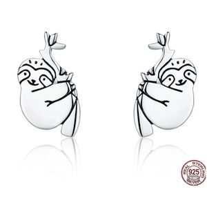 Restock! New 925 Silver Sloth stud earrings!